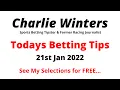 Free UK Horse Racing Lucky 15 Tips 22 by Charlie Winters