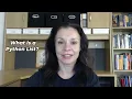 What is a Python List - Dr Colleen Spiegel