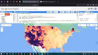 Google Earth Engine 15 Vector to Raster Conversion Beginners