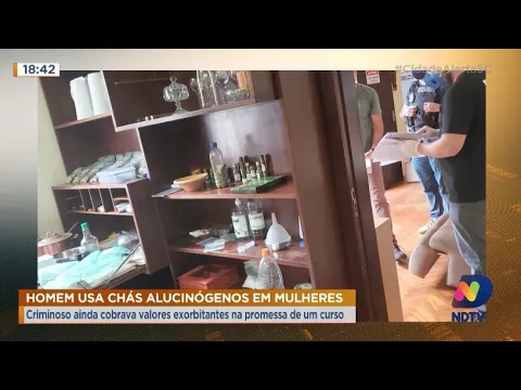 Homem usa chás alucinógenos para abusar financeiramente de mulheres em Blumenau