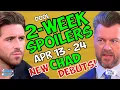 Days of our Lives 2-Week Spoilers April 13-24 Chad is Back EJ Goes Down Soap Dirt