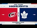 Lagu NHL Highlights | Hurricanes vs. Maple Leafs - November 9, 2025