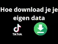 Download Lagu Hoe download je je TikTok-gegevens | TikTok persoonlijke data aanvragen