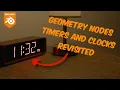 Create Dynamic Clocks and Timers with This Geometry Nodes Setup