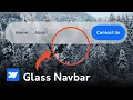 How To Make a Frosted Navbar in Webflow So Easy