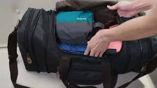 Pack with me Gonex Canvas Expandable Duffel Weekend bag