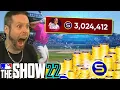 I bought 3 MILLION STUBS on MLB the Show 22