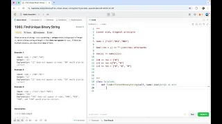 leetcode 1980 Find Unique Binary String diagonal principle