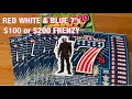 Red White Blue 7 s 100 or 200 Frenzy Tickets California Lottery Scratchers