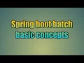 98 Spring boot batch basic concepts