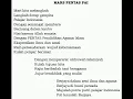 Lagu Mars PENTAS PAI
