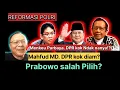 Menkeu Purbaya. DPR kok Ndak nanya!? Mahfud MD. DPR kok diam!? Prabowo salah pilih????