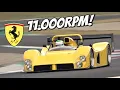 11 000rpm Ferrari 333 SP with V12 Engine - Amazing Sound at Mugello Circuit