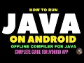 How to run Java Code on Android Jvdroid - IDE for Java Offline Java Compiler for Android