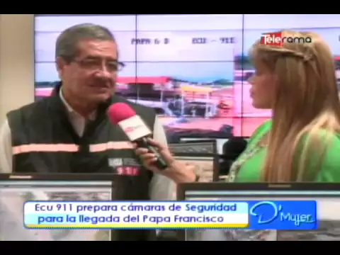 Ecu-911 prepara cámaras de seguridad para la llegada del Papa Francisco