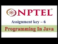 NPTEL Programming In Java Week 6 Programming Assignment Solutions 2023