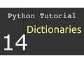 Dictionaries Python Tutorial