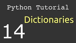 Dictionaries Python Tutorial
