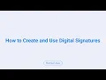 Bluebeam Revu How to Create and Use Digital Signatures
