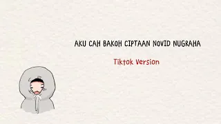 Download Lirik lagu Aku Cah Bakoh(Bade Dipontang pantingke) - Cipt. Novid Nugraha tiktok version MP3