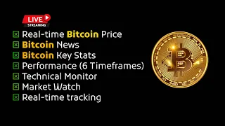 🔴 bitcoin prices crypto cryptocurrency live trucking #BTC