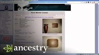 FindAGrave 101 Ancestry