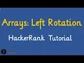 Arrays Left Rotation HackerRank Solution