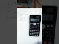 Storing a function in Casio 991 ms calculator