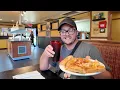 Eating at a Classic Pizza Hut Buffet