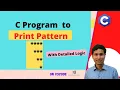 C Program to Print Star Pattern - 5 Logic Program C Programming Dilip Kumar Gangwar