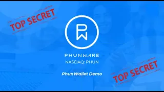 Phunware NASDAQ PHUN - PhunWallet Demo