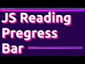 Html Css JavaScript Reading Progress Bar
