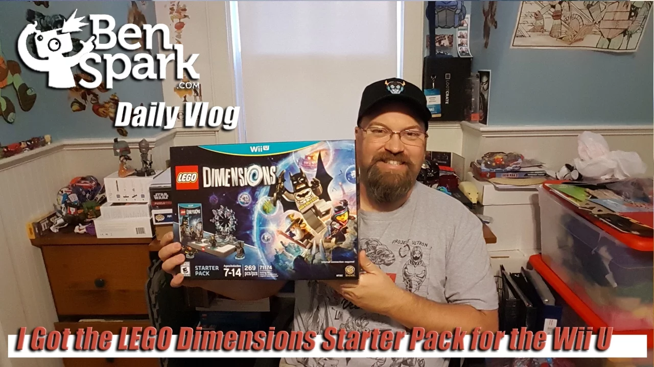 Unboxing the Nintendo Wii U LEGO Dimensions Starter Pack, a speed build of the portal and minifigs, . 