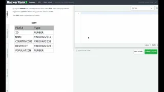 Hackerrank SQL Solution Basic SQL - Revising the Select Query II