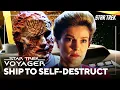 Captain Janeway Must Self-Destruct the Voyager Star Trek Voyager