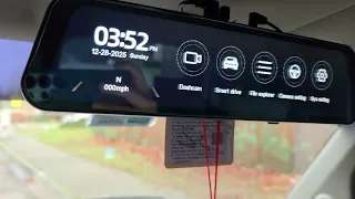 Mirror Dash Cam with Giant Screen Road Witness 12 In-Depth Look
