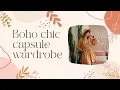 How to Build a Boho Chic Capsule Versatile Outfit Ideas