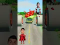Download Lagu Ronaldo smashed a car because it stole Messi's son's umbrella 🏖😱💥 #shorts #trending #explore