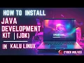 JDK installation and java program execution in Kali Linux JDK VS Code Cyber Wolves