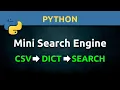 Build a Mini Search Engine in Python
