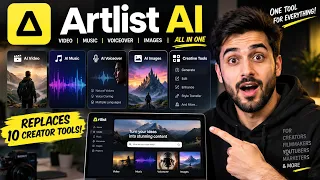 Create Videos, Music & Voiceovers with ONE AI Tool | Artlist AI