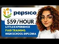 PepsiCo Hiring Remote Jobs Paid Training Little Experience Remote Work From Home Jobs 2026