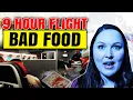 What I ate on a 9 Hour American Airlines Flight