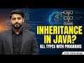 What Is Inheritance In Java Inheritance All Types with Programs Java Tutorial By Vikas Singh