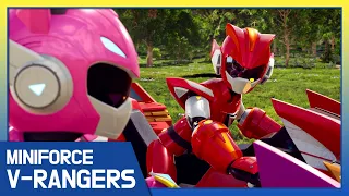 Last Chance for Justice ⚡️ NEW Miniforce V-Rangers Compilation Episode 24-26 ❇️ Spark Rangers Saga