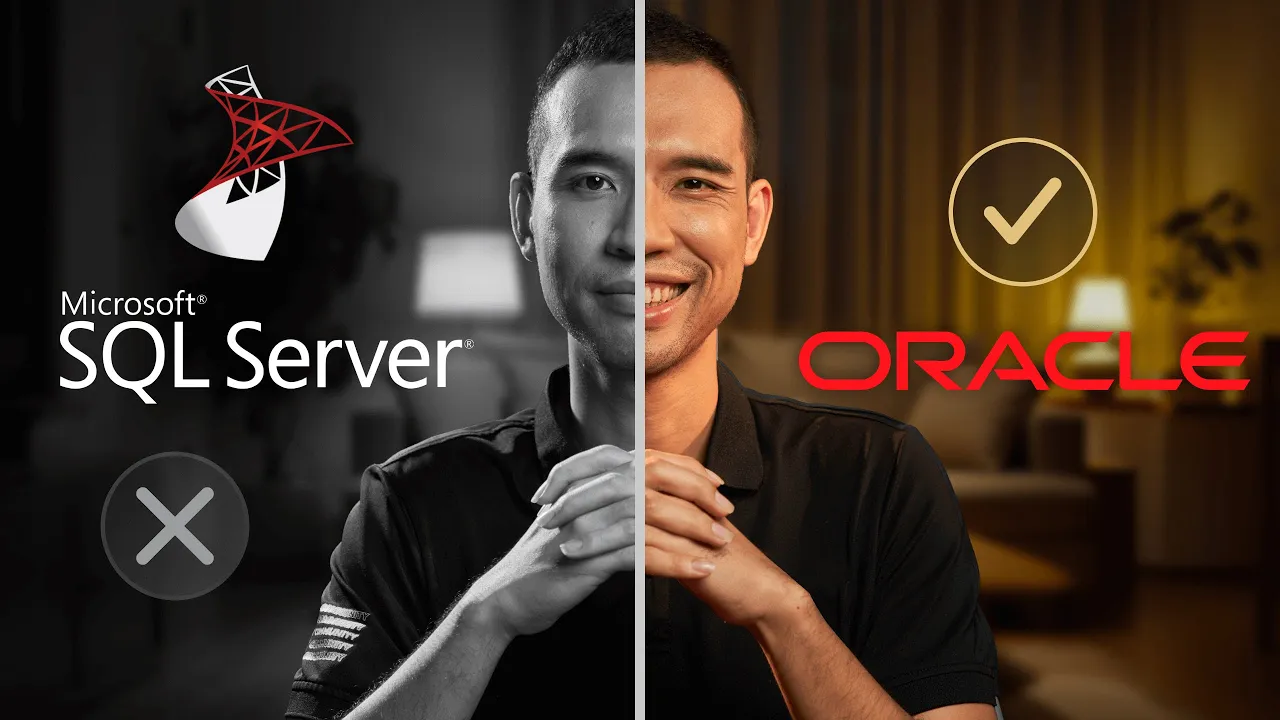Outline Video Khác biệt chính ORACLE và SQL SERVER - từ 11 năm làm dự án của tôi | Trần Quốc Huy - Wecommit