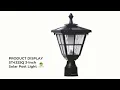the ultimate guide to solar post light Kemeco ST4325Q warm white Led cast-aluminum garden lighting
