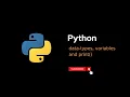 Data Types and Variables Basics Of Python By Catalysts Reachout