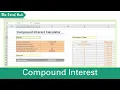 Compound Interest Calculator In Excel - Calculate Savings Using FV Function