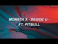 Download Lagu MONSTA X - 'Beside U' ft. Pitbull - Lyrics